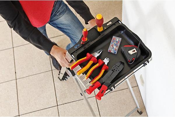 Actual product image Krause Aluminum step ladder (Stepladder, 185 cm)