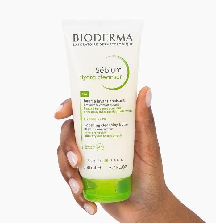 Image du produit Bioderma Sebium Hydra nettoyant émulsionné Cuir sujet à l'acné, 200 ml (Lotion nettoyante, 200 ml)
