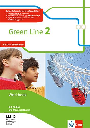 Produktbild Green Line 2. Workbook mit Audios und Übungssoftware Klasse 6 (Deutsch, Englisch, Ernst Klett Verlag, 2015)