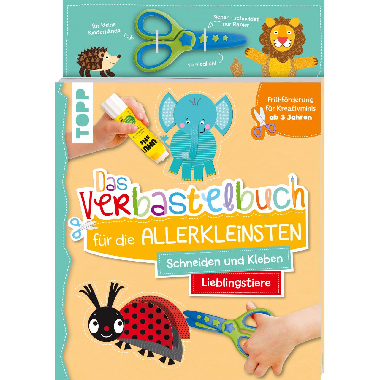 Das Verbastelbuch für die Allerkleinsten. Schneiden und Kleben. Lieblingstiere. Mit Schere, Kinderbücher von Ursula Schw...