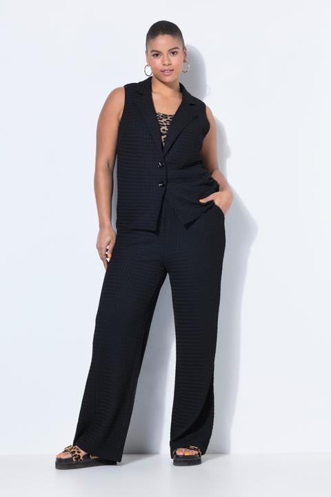 Immagine prodotto Studio Untold Blusa dal taglio aderente e smanicato con texture a nido d'ape e revers (50, 52)