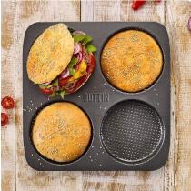 Produktbild Quttin Form 4 gelochtes Burgerbrot