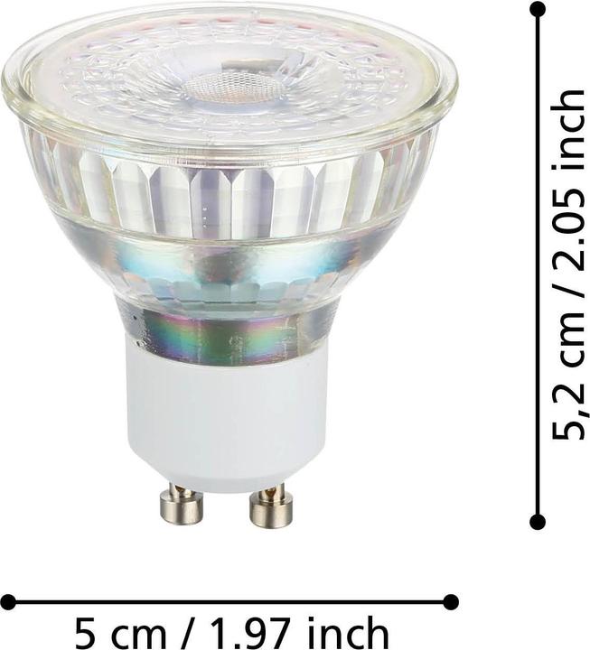 Produktbild EGLO Leuchtmittel (GU10, 3 W, 240 lm, 2 x, D)