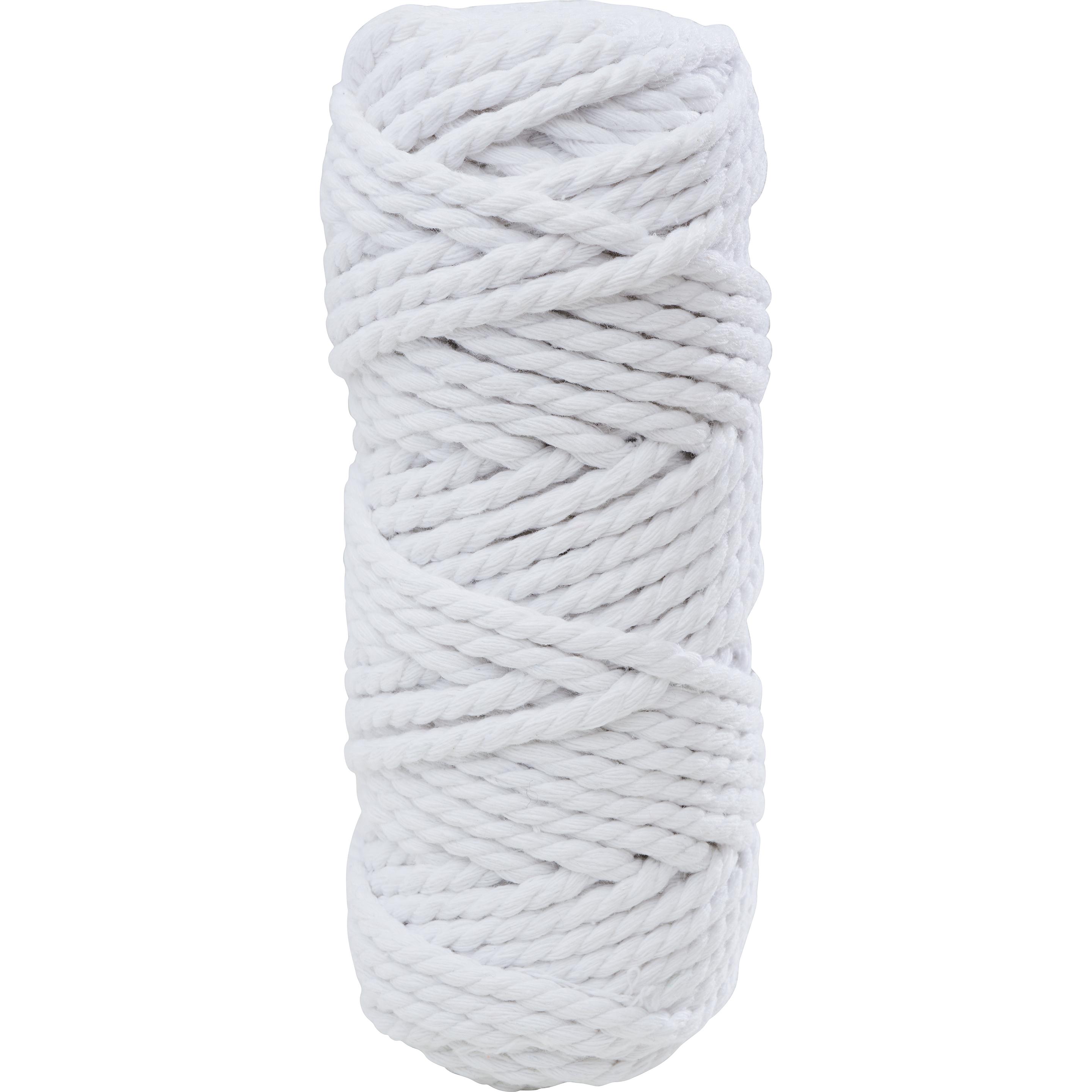 Anchor Crafty (Makramee-Garn, gedreht) ca. 5mm, Garn + Wolle, Weiss