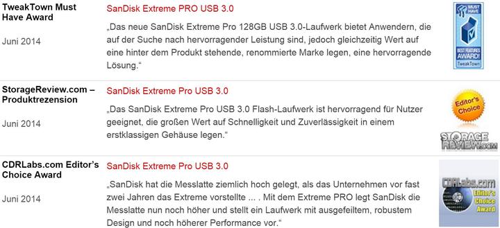 Produktbild SanDisk Extreme PRO (128 GB)