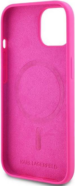 Produktbild Karl Lagerfeld KLHMP15SSCHPPLF iPhone 15 / 14 / 13 6.1" różowy/fuschia hardcase Silicone Choupette H (Apple iPhone 13, Apple iPhone 14, Apple iPhone 15)