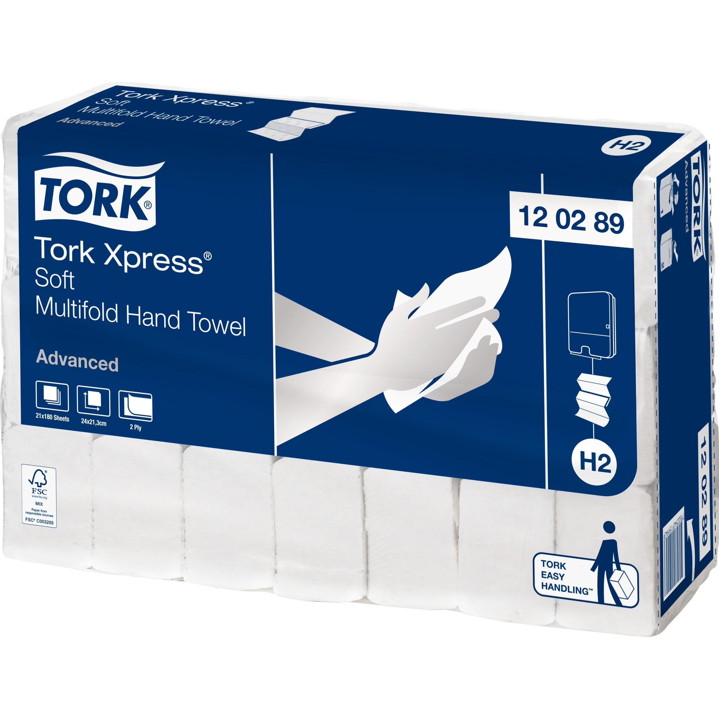 Tork Xpress, Haushaltspapier, Weiss
