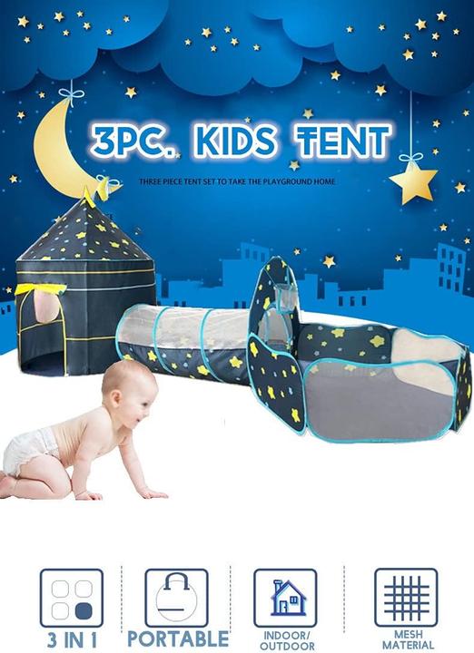 Immagine prodotto Benebomo Tenda da gioco con tunnel blu