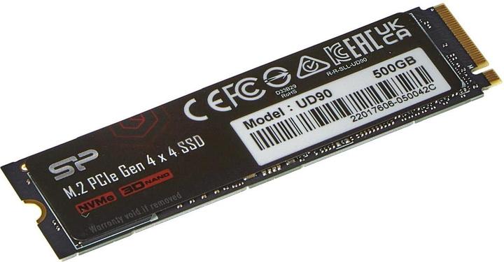 Produktbild Silicon Power M.2 2280 PCIe 500GB SSD UD90 Gen4x4 NVMe 4500/1950 MB/s (500 GB, M.2 2280)