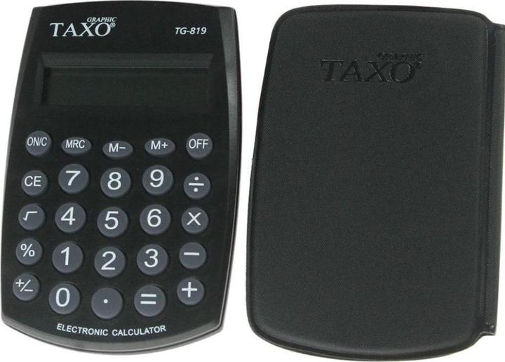 Image du produit Titanum TG-819 8-stelliger Taschenrechner, schwarz (Piles)