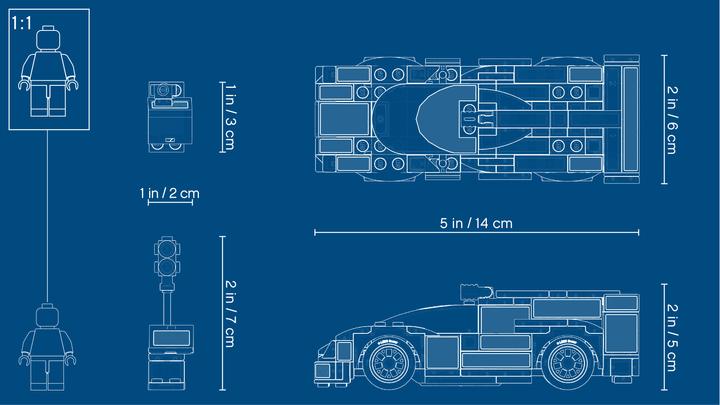 Produktbild LEGO Porsche 919 Hybrid (75887, LEGO Speed Champions)