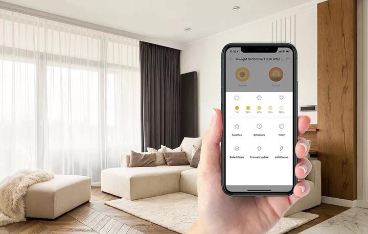 Actual product image Yeelight Smart Bulb (GU10, 4.80 W, 350 lm, 4 x, G)