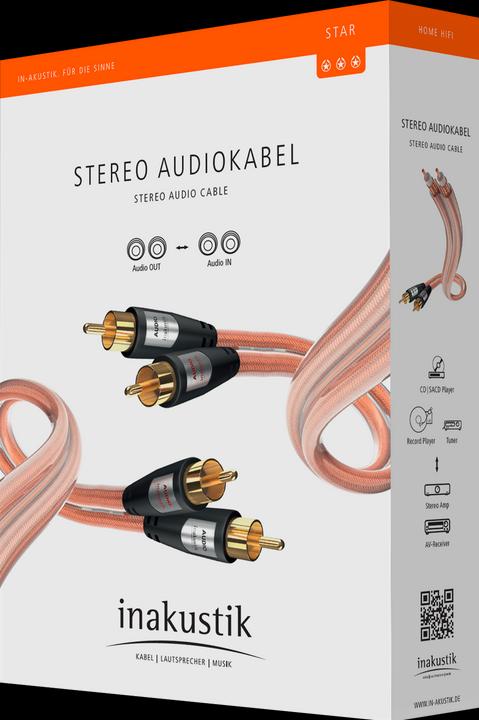 Produktbild Inakustik STAR Stereo-Cinch (1.50 m, Cinch)