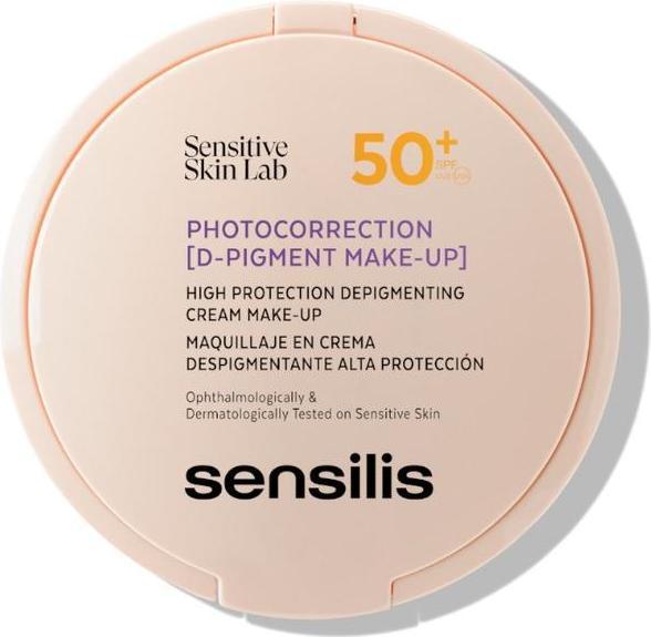 Actual product image Sensilis Photocorrection Compact Makeup SPF50+ (01 Natural Rose)