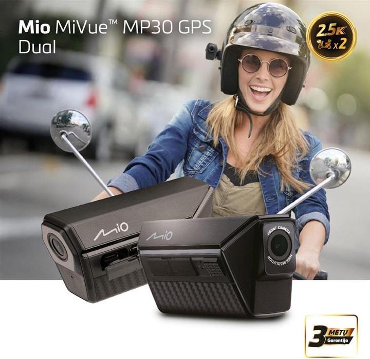 Actual product image Mio MiVue MP30 (Accelerometer, Built-in microphone, GPS receiver, Night vision, Rechargeable battery, Wi-Fi, 2.5K)