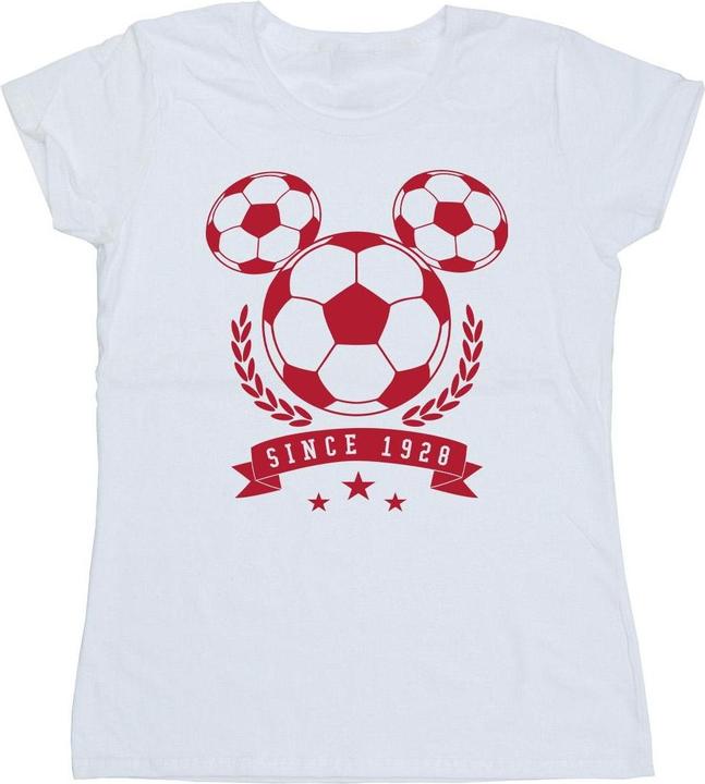 Actual product image Disney Womens/Ladies Mickey Football Head Cotton T-Shirt (S)