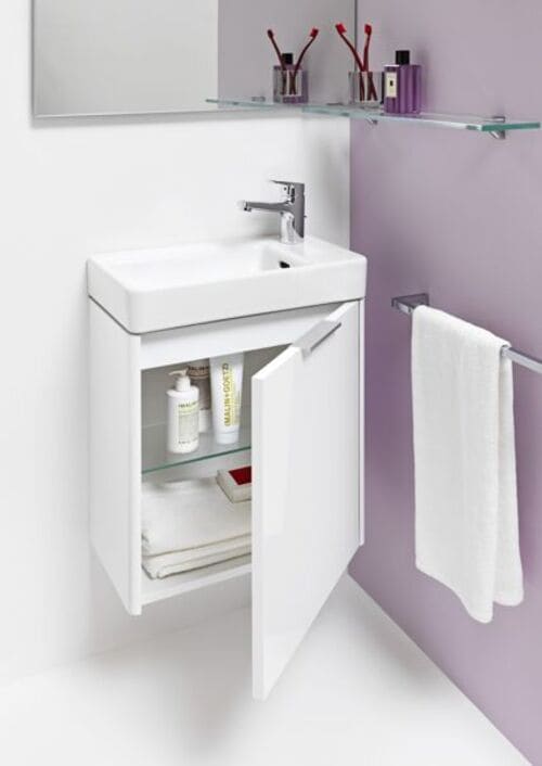 Actual product image Laufen Hand-rinse basin Pro S compact 48 x 28 cm white H8159540001041 (280 mm, 480 mm)