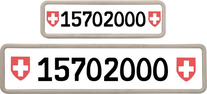 Produktbild Easyklick Kennzeichenhalter Set Langformat (Front + Heck, Langformat)