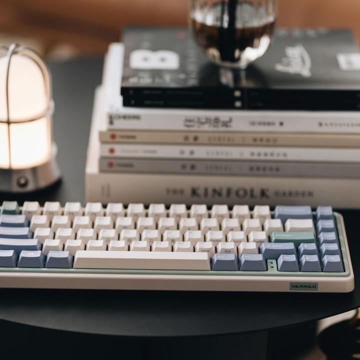 Image du produit Varmilo Minilo VXT67 Eucalyptus (US, Filaire, Sans fil)