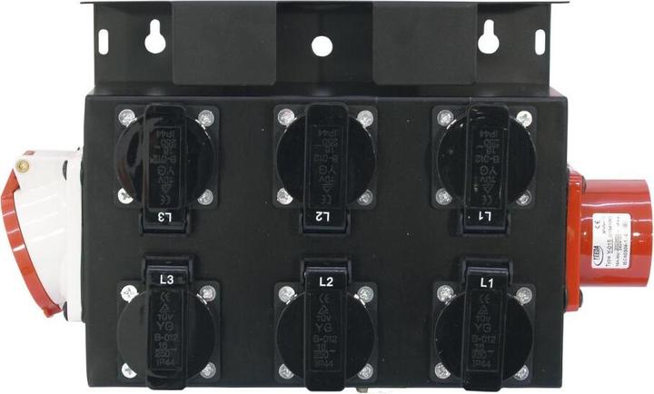 Actual product image Eurolite SB-652X Power distributor (6 x, CEE)