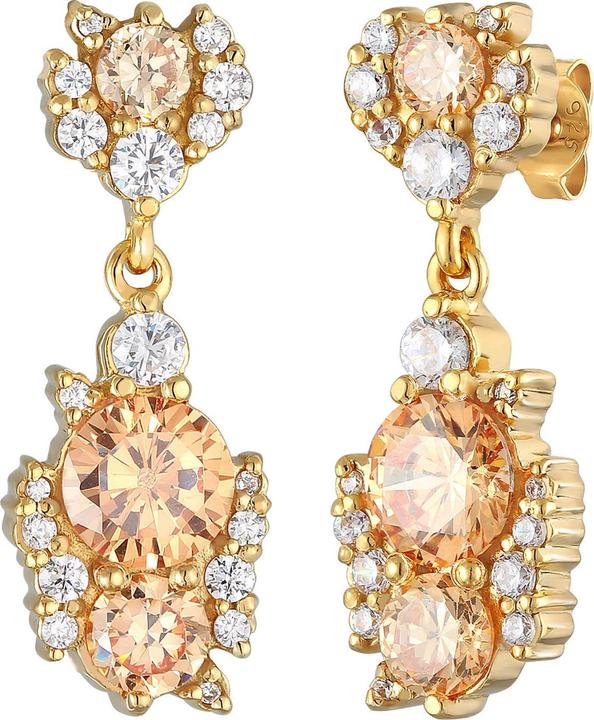 Produktbild Elli Kristall Ohrhänger (Zirkonia, 925 Sterling Silber vergoldet)