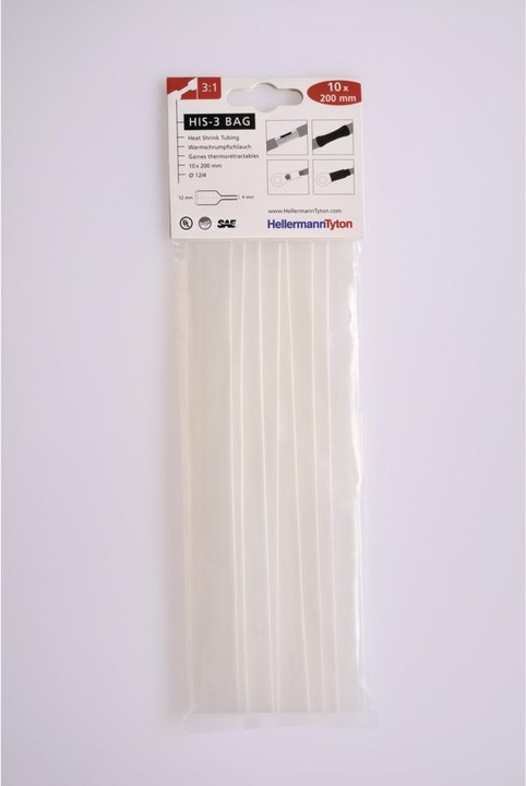 Produktbild HellermannTyton Schrumpfschlauchsortiment Tran (10 x)