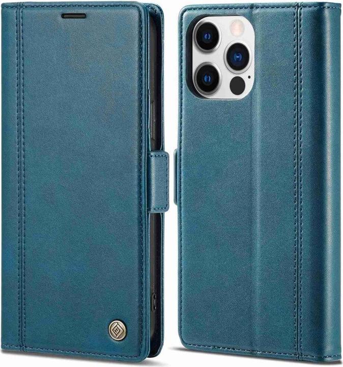 Actual product image Cover-Discount iPhone 14 Pro - Stand Flip Case Cover blue (Apple iPhone 14 Pro)