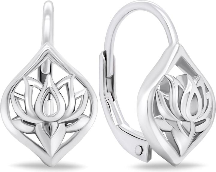 Produktbild Brilio Silver - Beautiful silver dangle earrings EA700W (Silber)