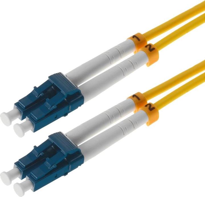 Produktbild Helos LWL Patchkabel 9/125µm OS2 LC 1.5m (UTP, CAT6, 1.50 m)