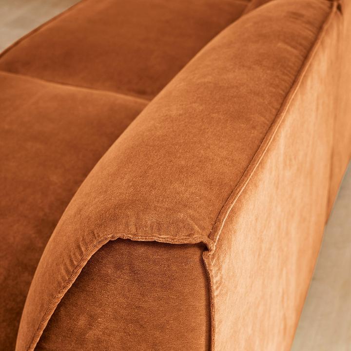 Produktbild Loberon Sofa McLean orange (3-Sitzer)
