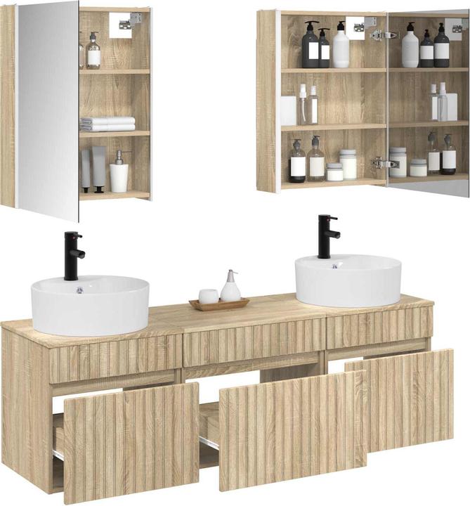 Produktbild vidaXL Badezimmerschrank-Set