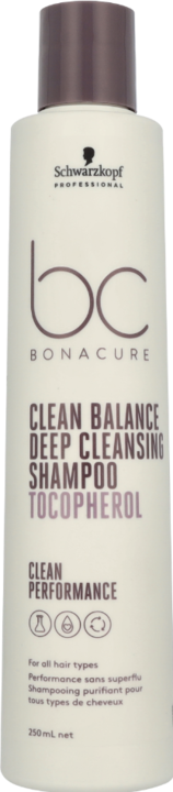 Immagine prodotto Schwarzkopf BC Clean Balance - Shampoo per la pulizia profonda (250 ml, Shampoo liquido)