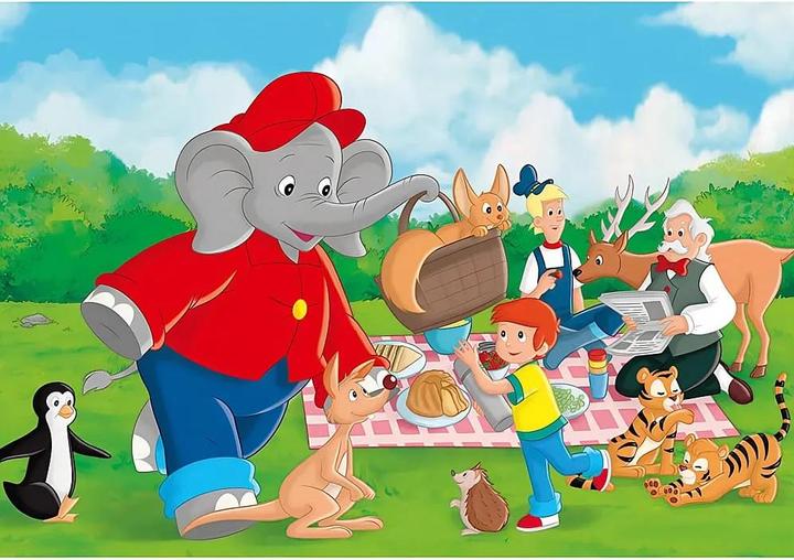 Actual product image Schmidt Spiele Benjamin Blümchen, At the Zoo (24 pieces)