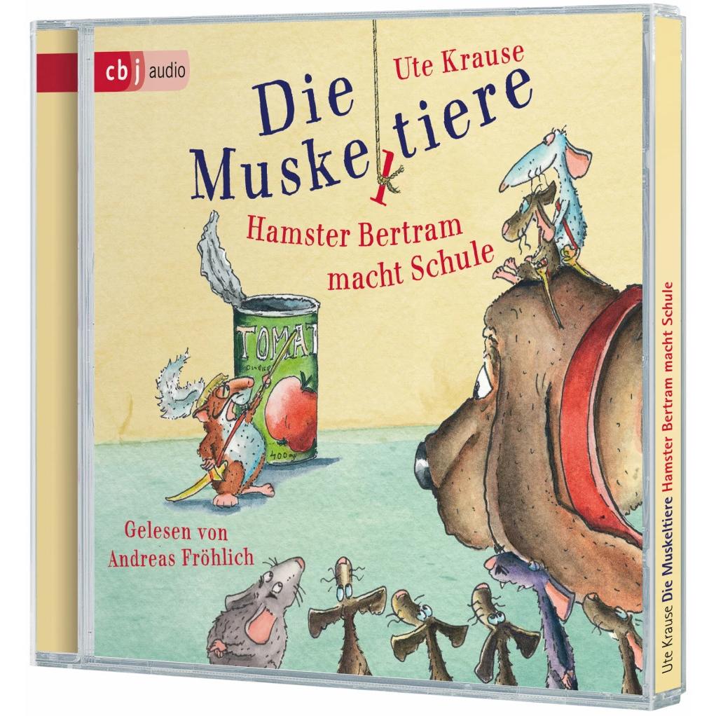 Thumbnail - Die Muskeltiere - Hamster Bertram macht Schule, Hörbücher von Ute Krause