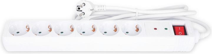 Actual product image Manhattan Power strip (6x, CEE 7/4, 2 m)
