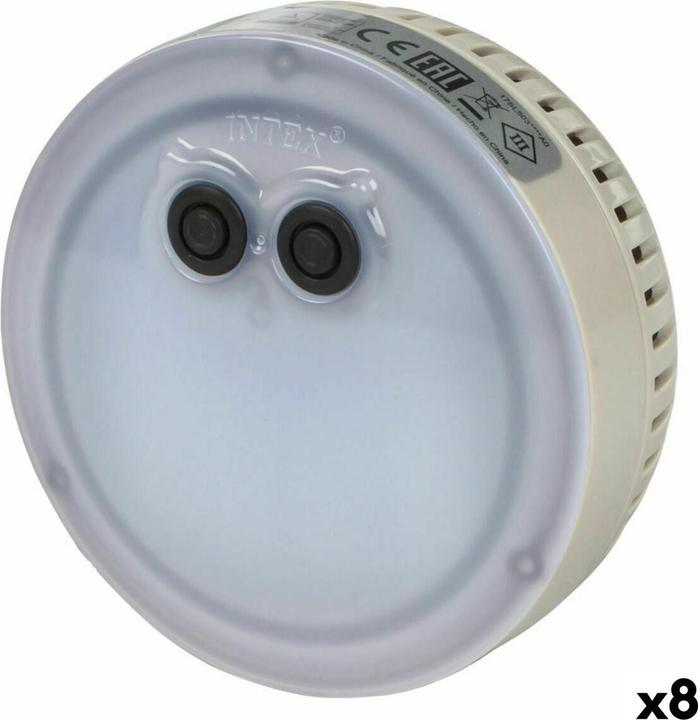 Image du produit Intex Pool-Leuchte 28503 12 x 12 x 6,5 cm Bunt (8 Stück)