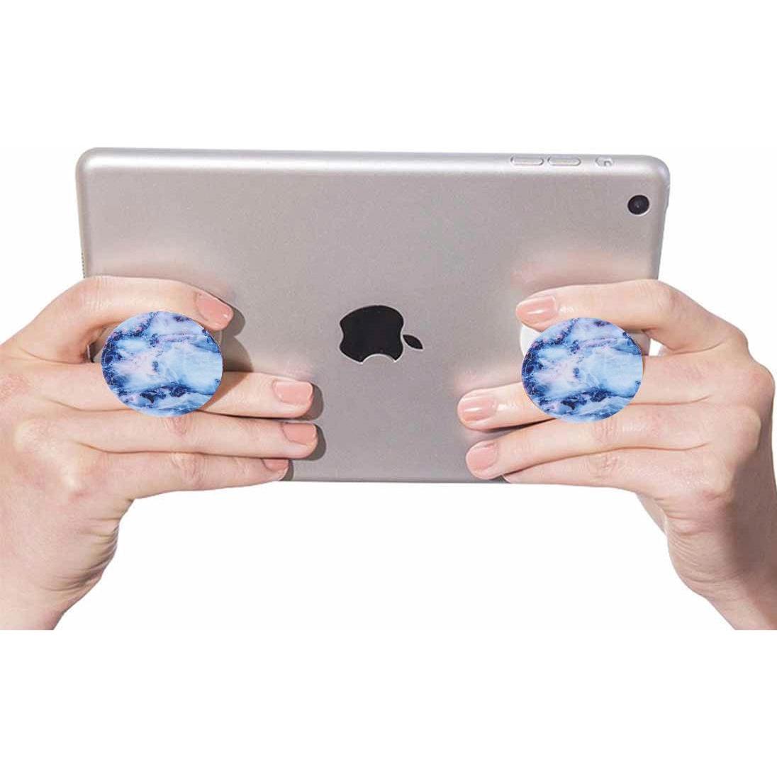 Thumbnail - Cover-Discount Universal - Multifunktions Smartphone Ständer Marmor blau, Smartphone Halterung, Blau