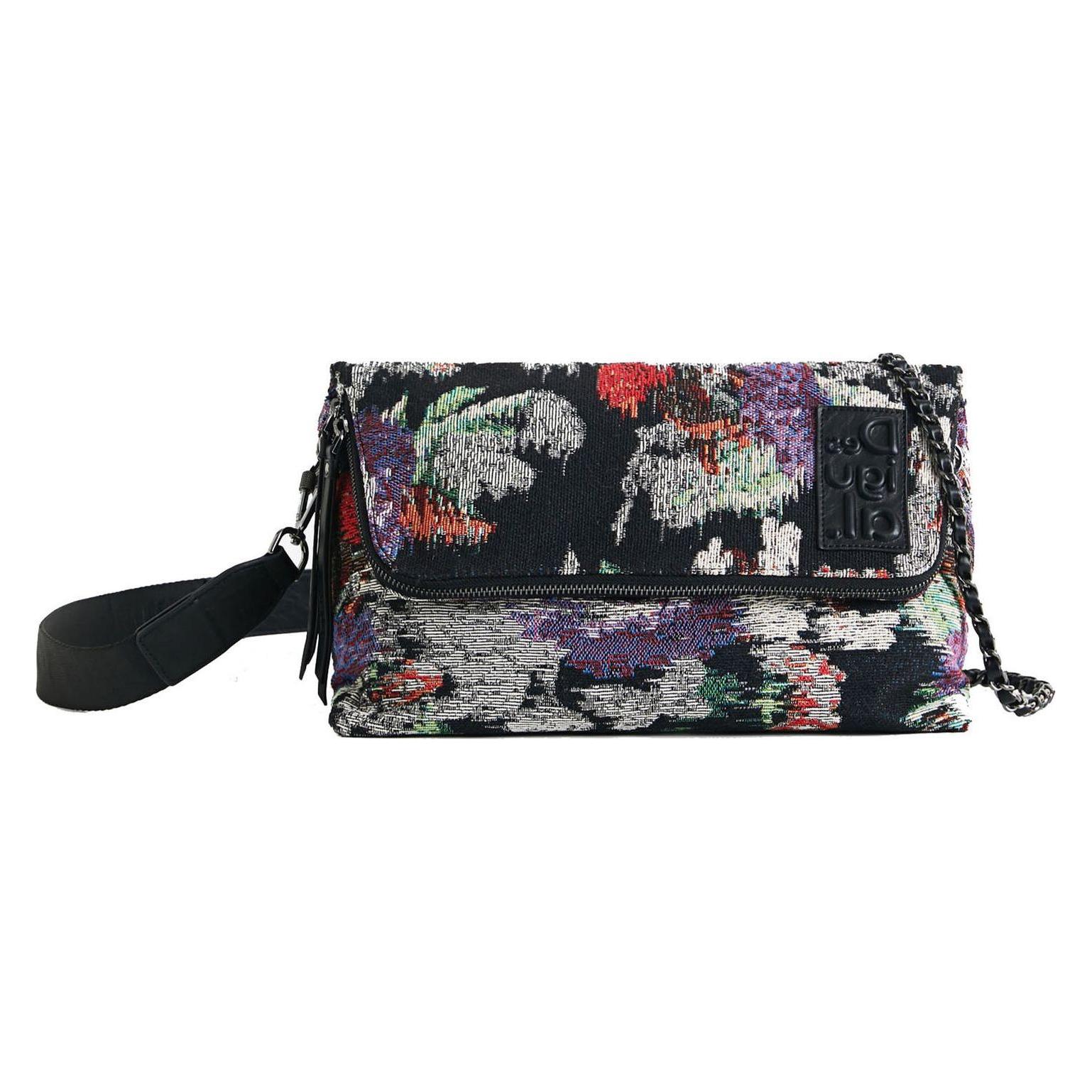 Desigual, Damen, Handtasche, Pink Phantom Venecia Maxi Crossbody Bag, Mehrfarbig