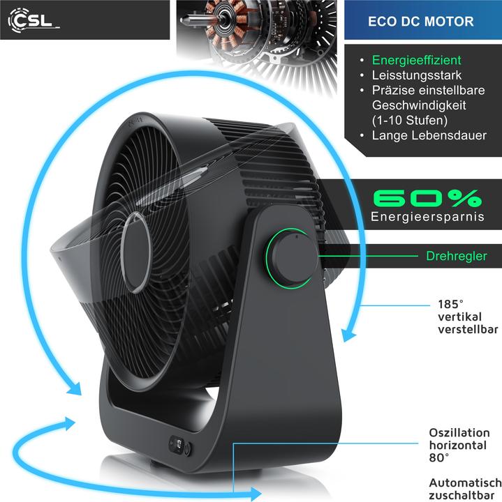 Produktbild CSL USB Mini Desk Fan (51 dB)