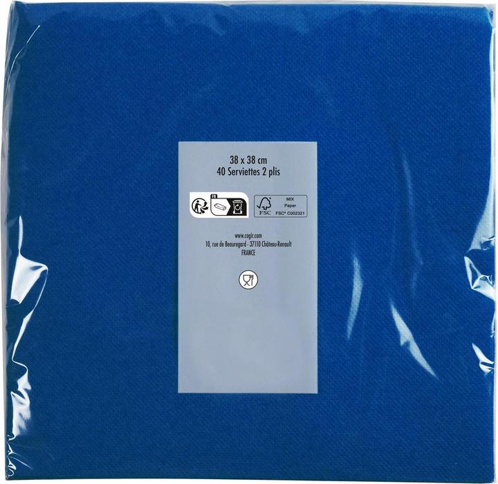 Immagine prodotto PROnappe marineblau 2-lagig 19,0 x 19,0 cm 40 St. (40 pz., 38 x 38 cm)