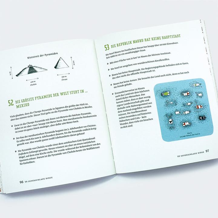 Produktbild 99 superschlaue Dinge, die du unbedingt wissen musst (Superschlau To Go) (Deutsch, Mathilda Masters, 2024)