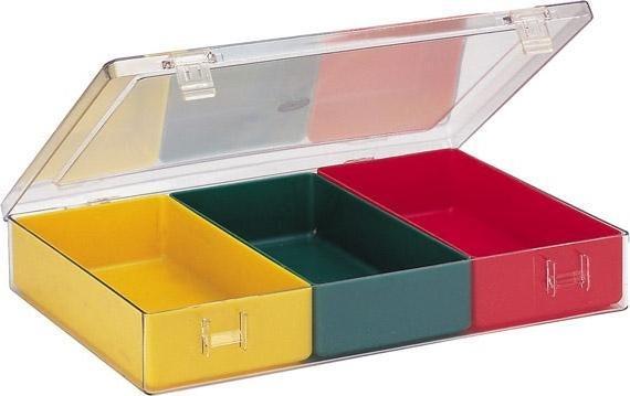 Image du produit Magni Coffret d'assortiment avec couvercle L307xP225xH50 mm avec 3 inserts