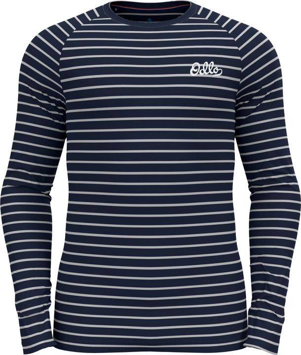 Odlo Active Warm Originals Stripe ECO Men's Thermal Long Sleeve (XXL)
