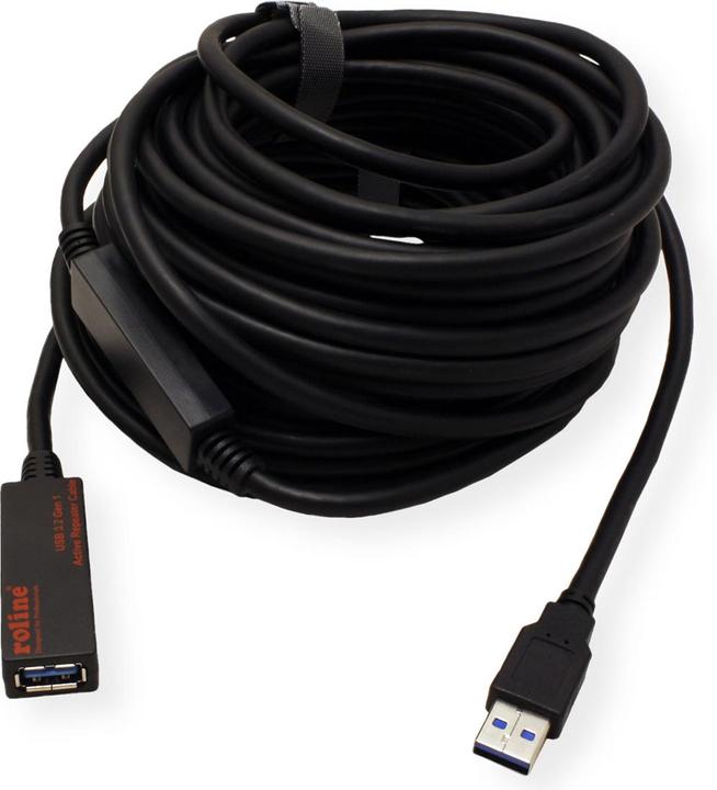Produktbild Roline USB3.2 Gen1 Akt. Repeater Kabel (15 m, USB 3.2 Gen 1)