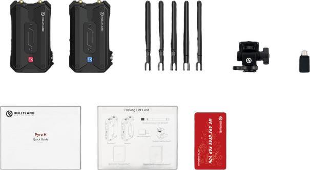 Produktbild Hollyland Pyro H Wireless Transmission System (400 m, 4k Pass-through)