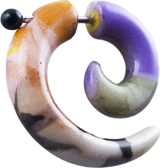 Immagine prodotto Star Piercing Prato finto di fiori a spirale (Acrilico, senza ottone)