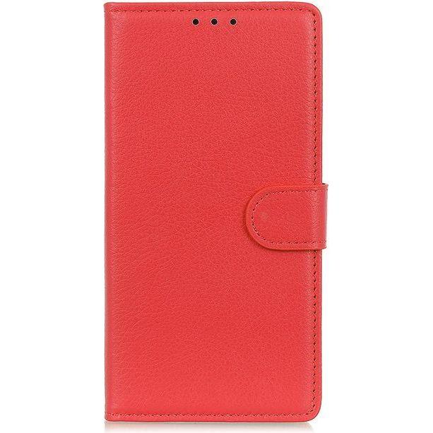 MU Classic Litchi (Google Pixel 6), Smartphone Hülle, Rot