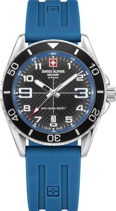 Immagine prodotto Swiss Alpine Military 7029.1835 Orologio da uomo Raptor 42mm 10ATM (Orologio sportivo, Fatto in Svizzera, 42 mm)