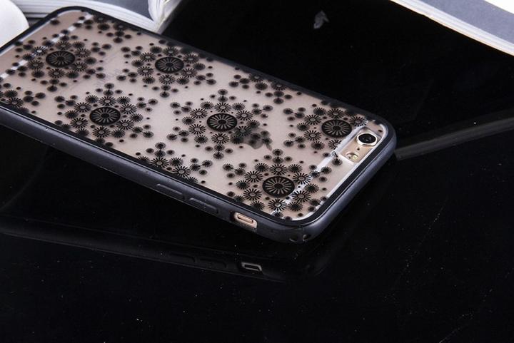 Produktbild König Design Apple iPhone SE 2022 Handyhülle Mandala Case Cover Schutzhülle Bumper Schwarz
