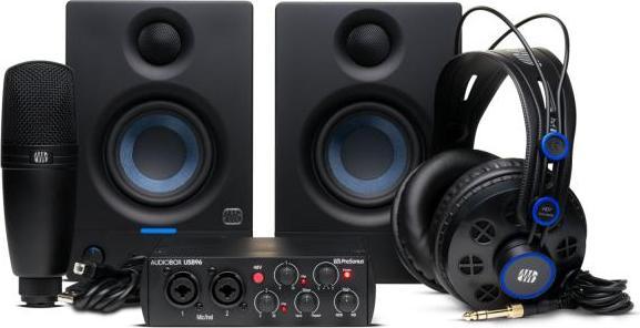 Actual product image PreSonus Recording set Audiobox 96k Complete Bundle with speaker stands WN (USB)